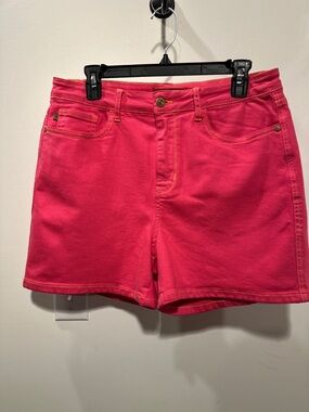 Judy Blue Hot Pink Denim Jean Shorts XL
